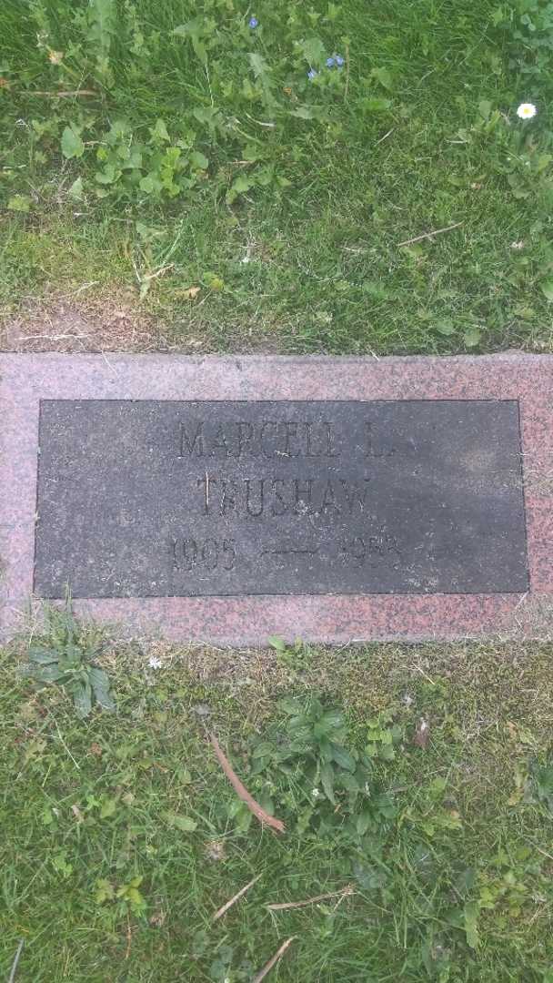Marcell L. Trushaw's grave. Photo 4