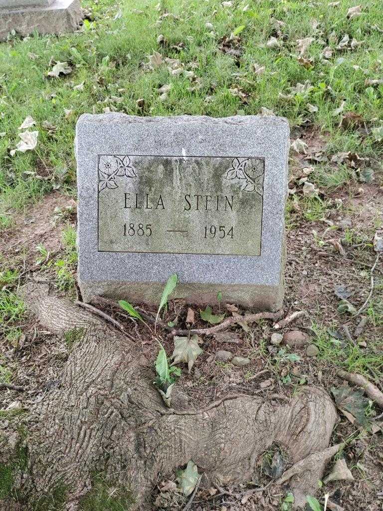 Ella Stein's grave. Photo 2