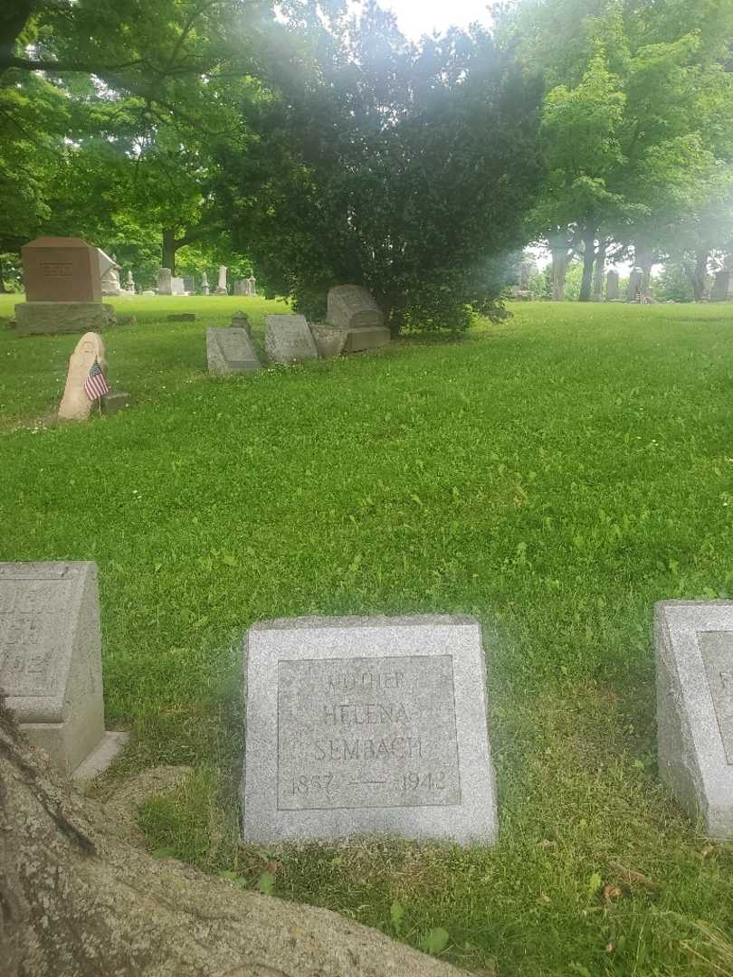 Helena Sembach's grave. Photo 2