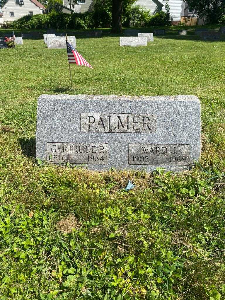 Gertrude P. Palmer's grave. Photo 3
