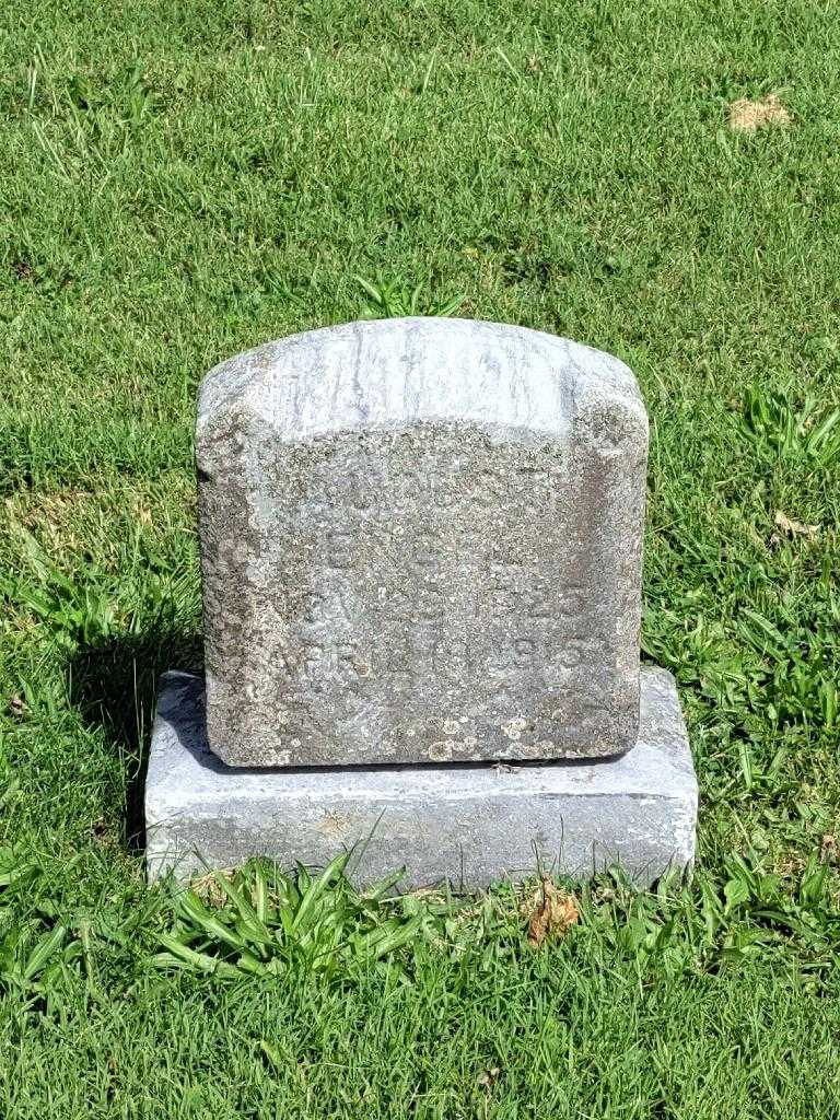 Augusta Engel's grave. Photo 3