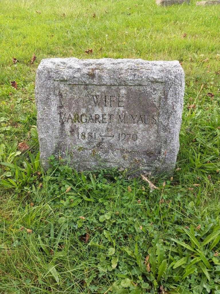 Margaret M. Yaus's grave. Photo 2