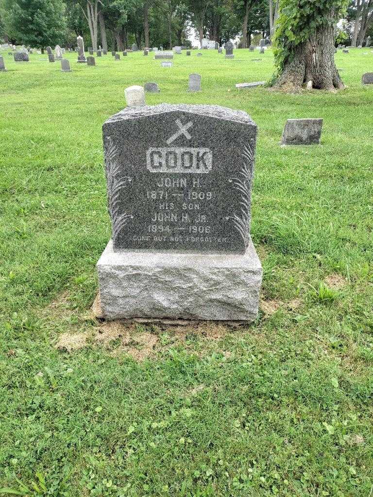 John H. Cook's grave. Photo 2