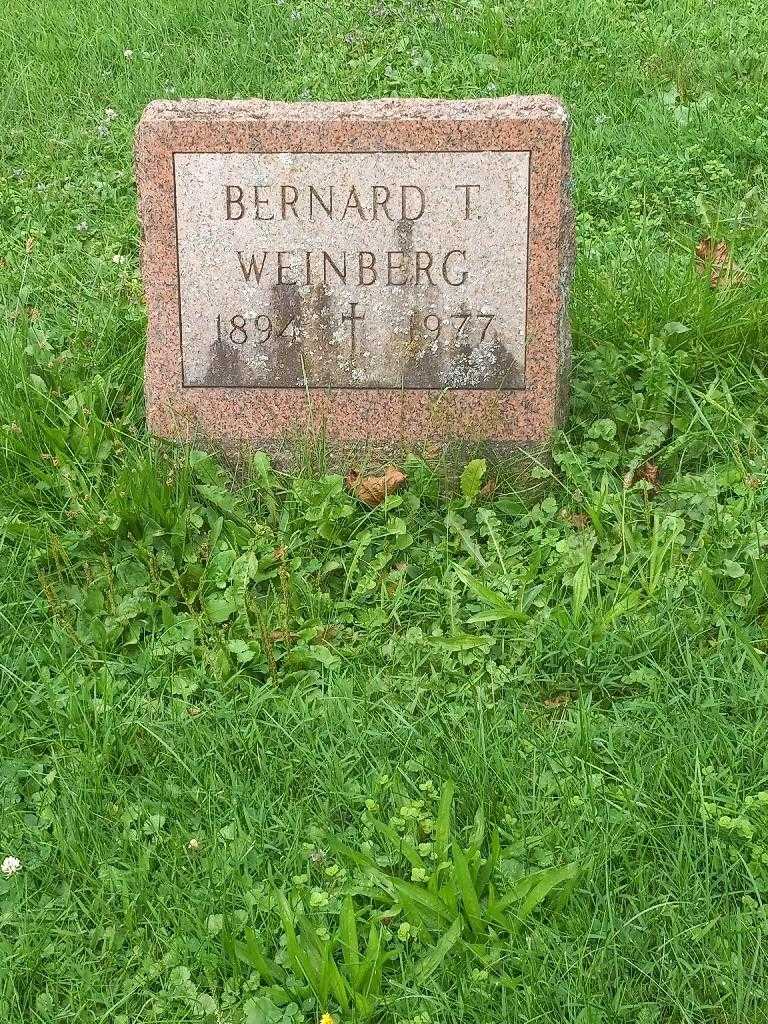 Bernard T. Weinberg's grave. Photo 2