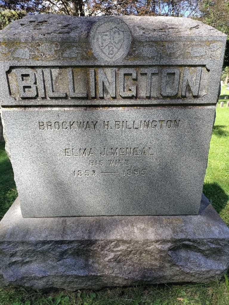 Brockway H. Billington's grave. Photo 3