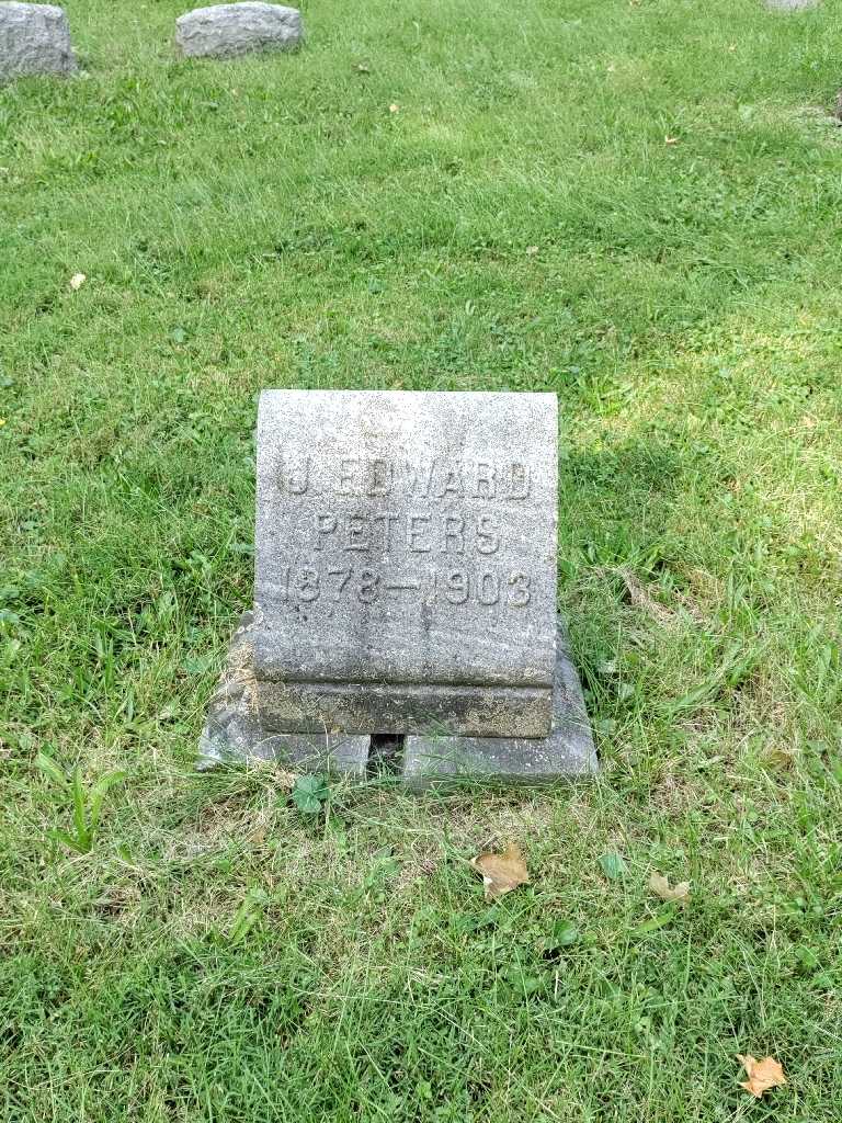 John Edward Peters's grave. Photo 2