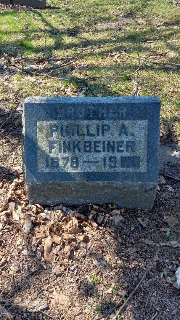 Phillip August Finkbeiner's grave. Photo 4