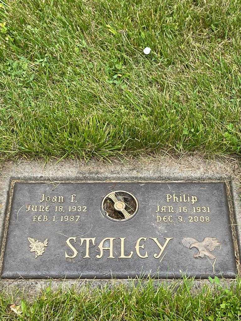 Joan F. Staley's grave. Photo 3