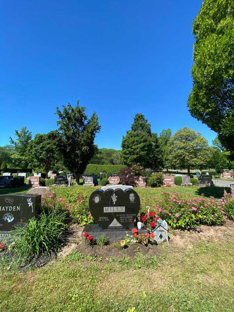 Alexander Milev's grave. Photo 1