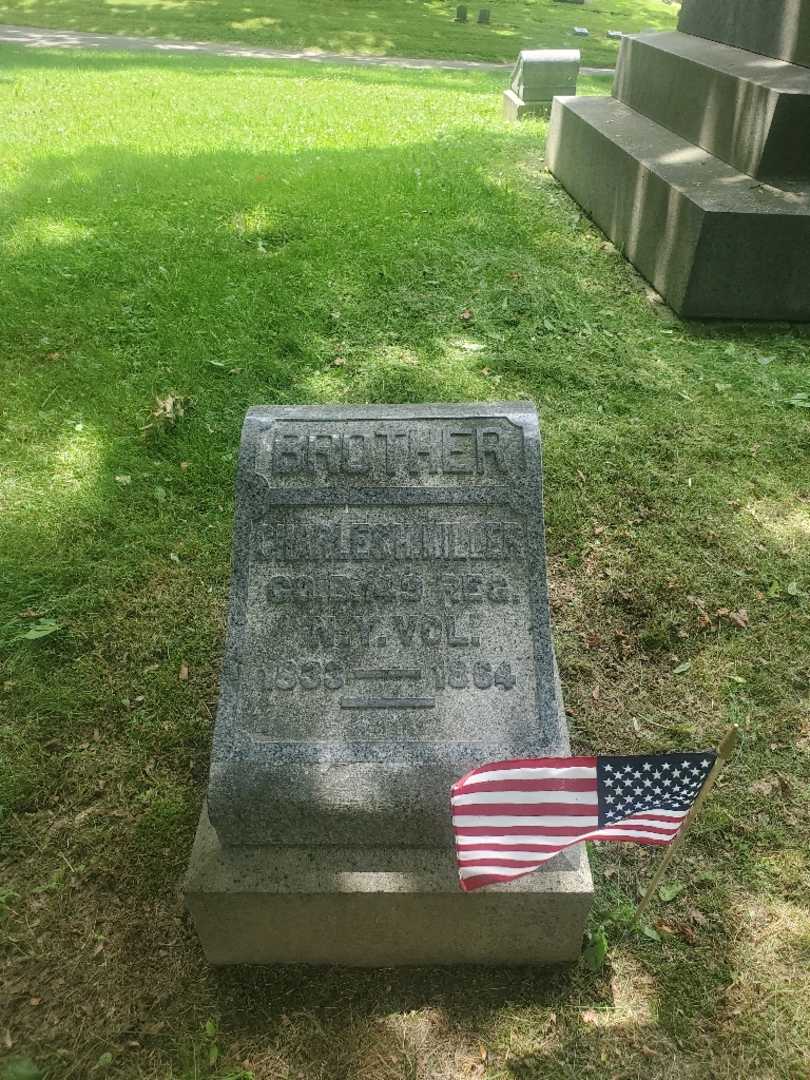 Charles H. Miller's grave. Photo 2