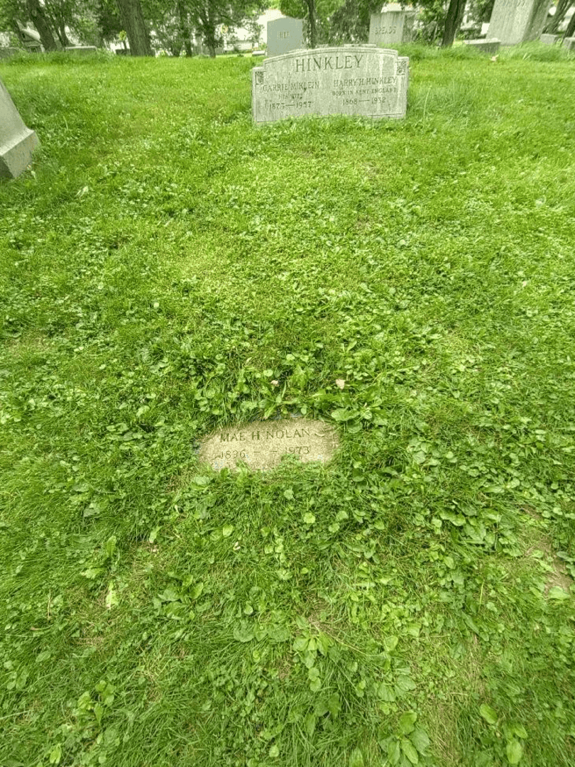 Mae H. Nolan's grave. Photo 2