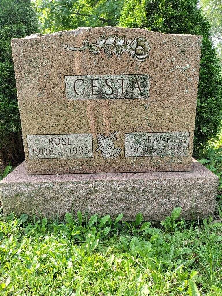 Frank Cesta's grave. Photo 3