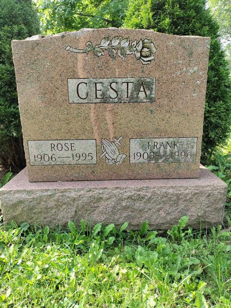 Rose Cesta's grave. Photo 3