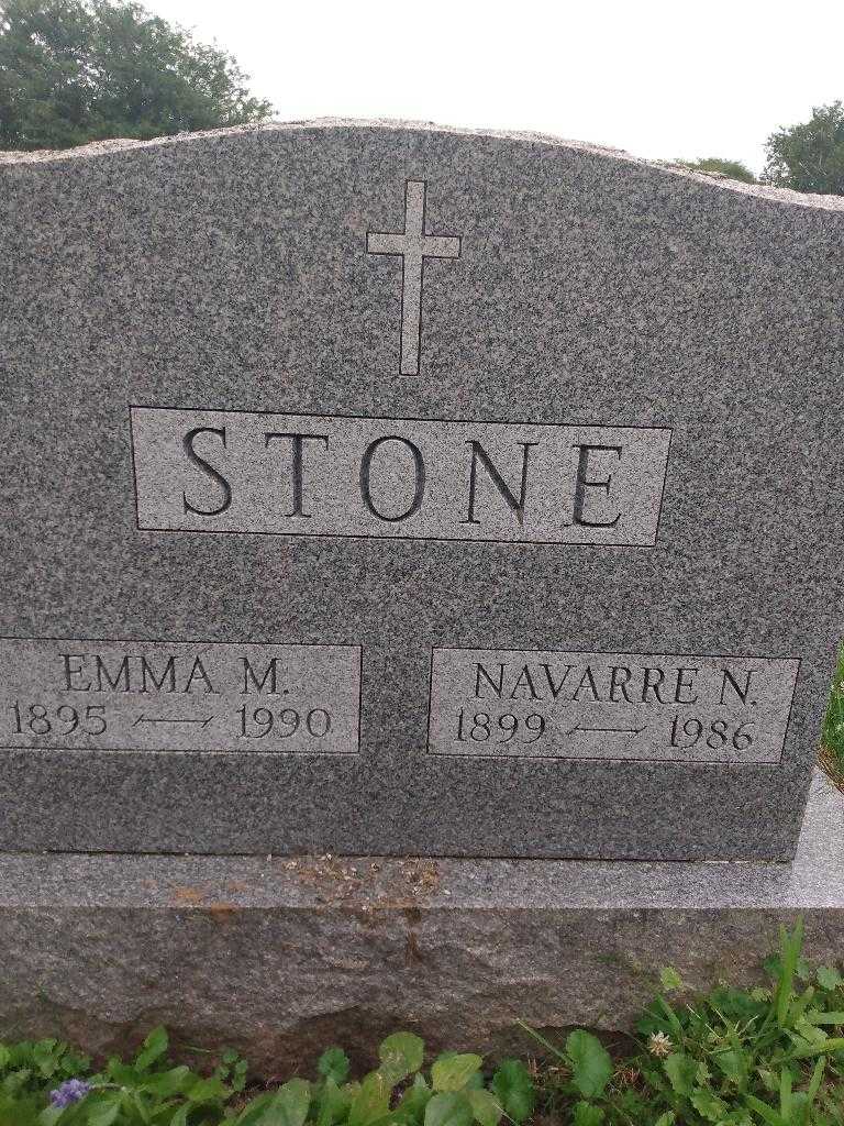 Emma M. Stone's grave. Photo 2