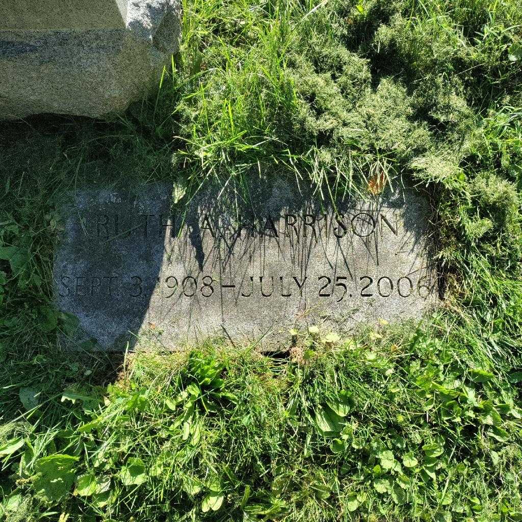 Ruth A. Clark Harrison's grave. Photo 2