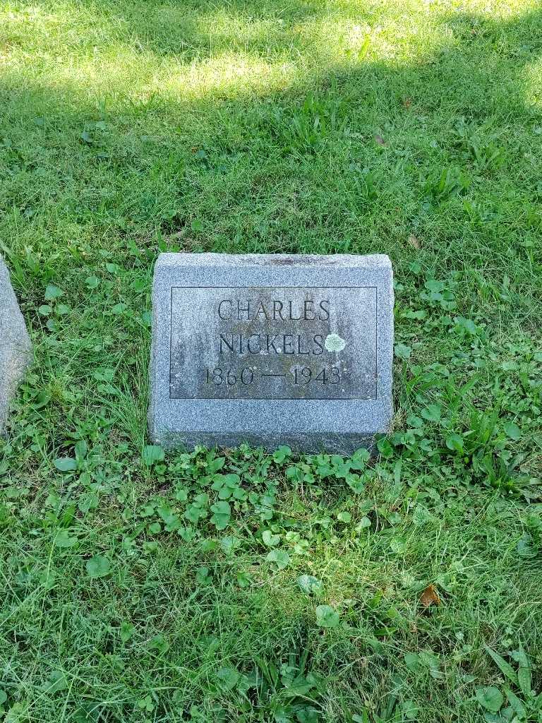 Charles Nickels's grave. Photo 2