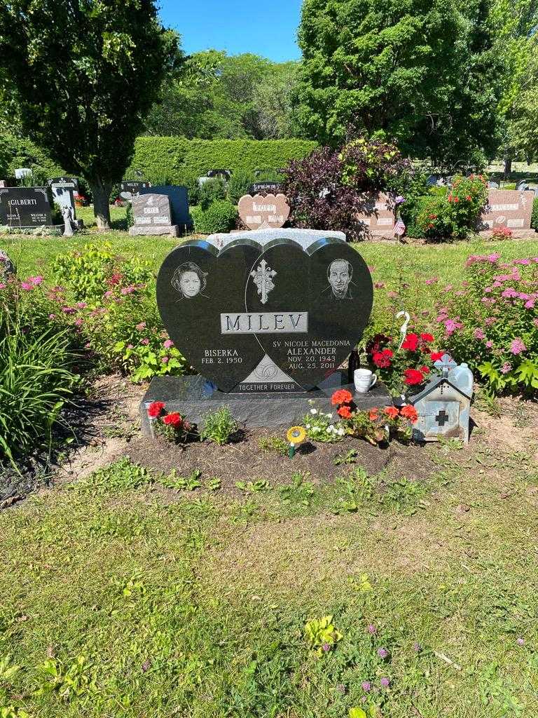 Alexander Milev's grave. Photo 2