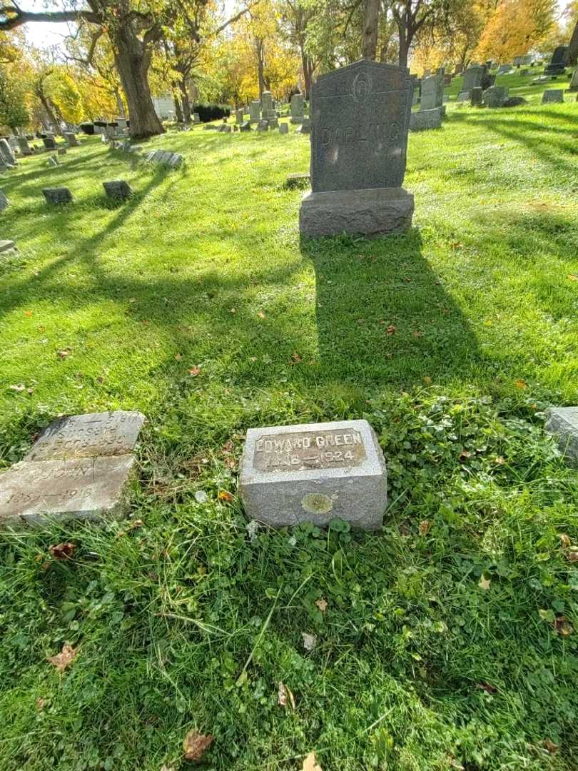 Edward J. Green's grave. Photo 1