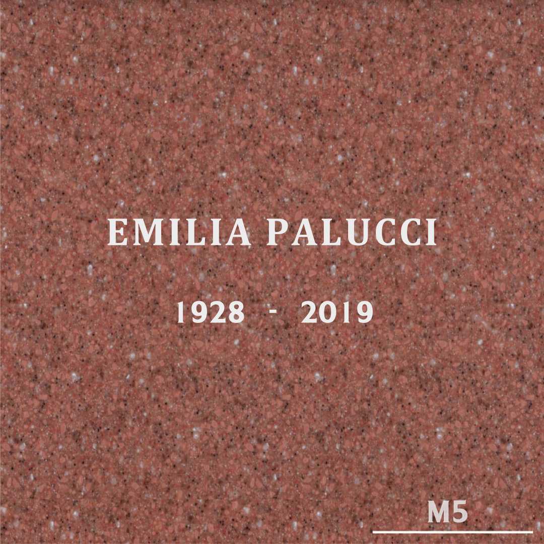 Emilia Palucci's grave