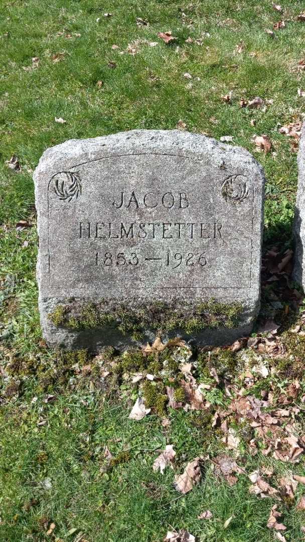 Jacob Helmstetter's grave. Photo 3