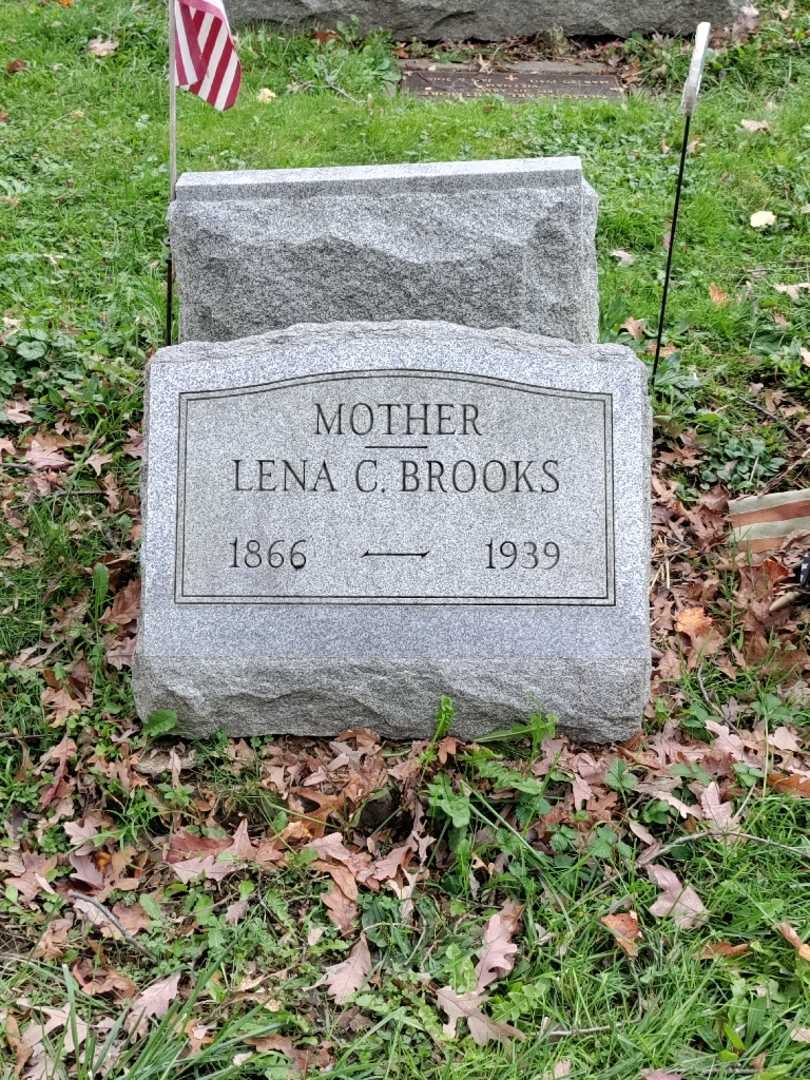 Lena C. Brooks's grave. Photo 2