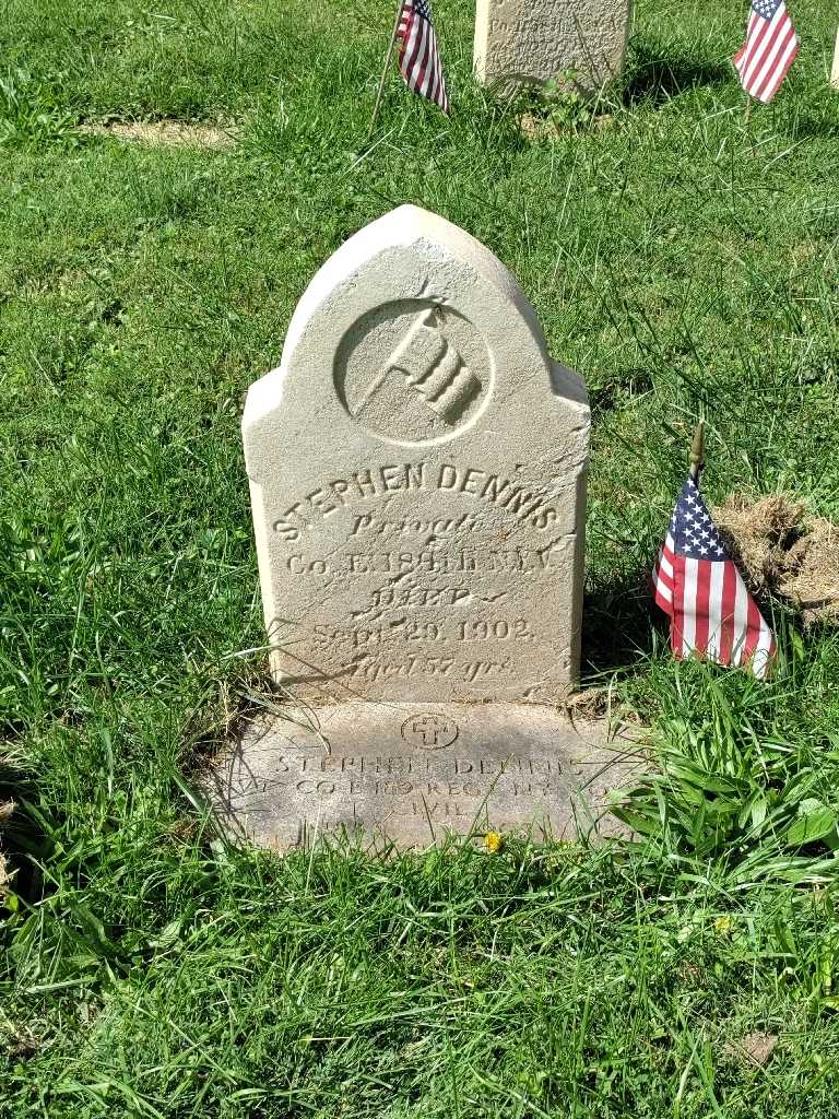 Stephen Dennis's grave. Photo 2