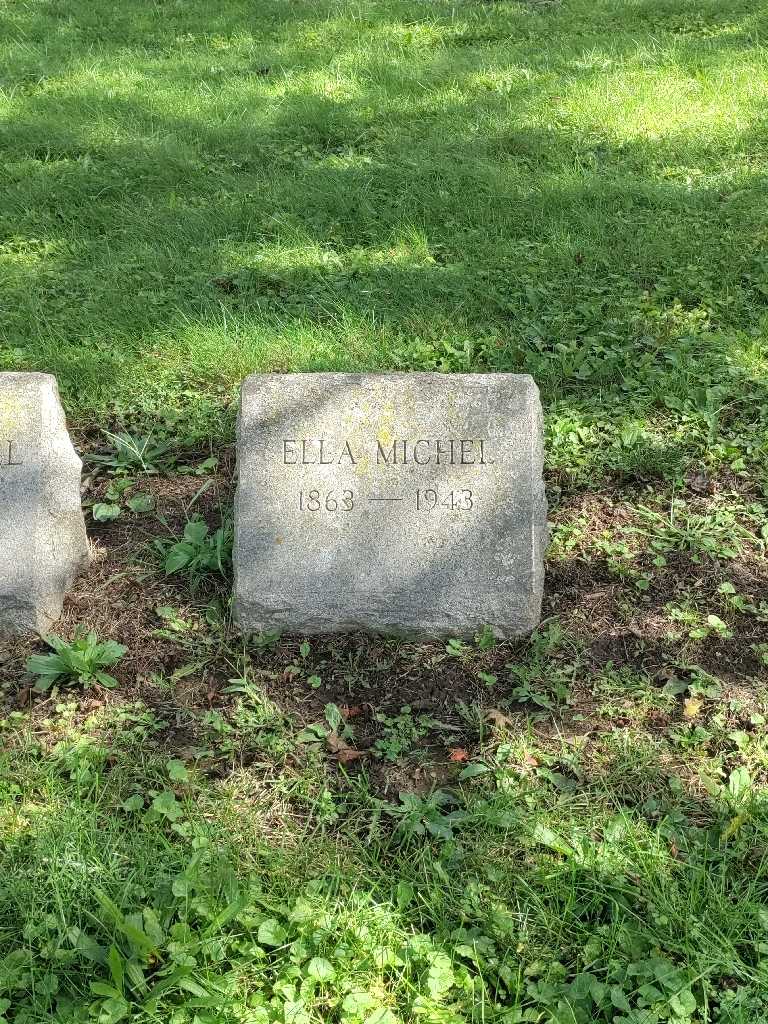 Ella Michel's grave. Photo 2