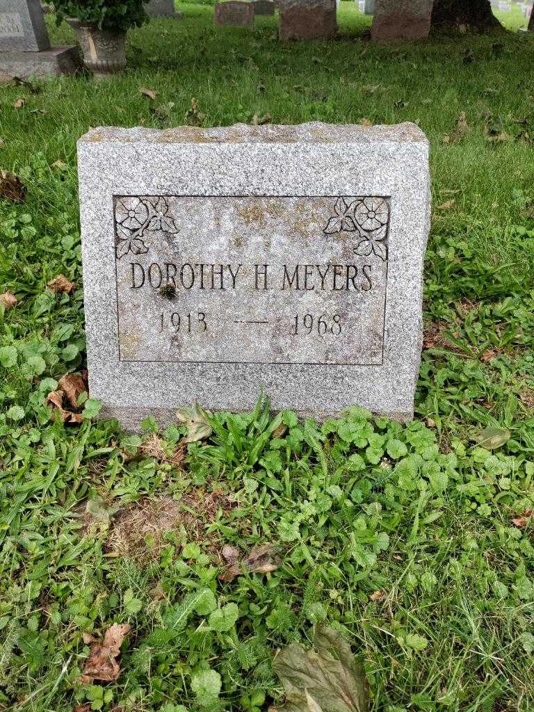 Dorothy H. Meyers's grave. Photo 2