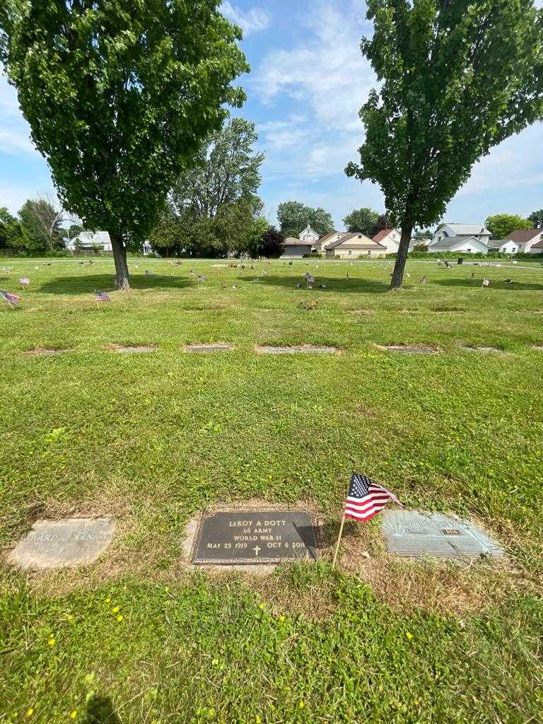 LeRoy A. Doty's grave. Photo 1