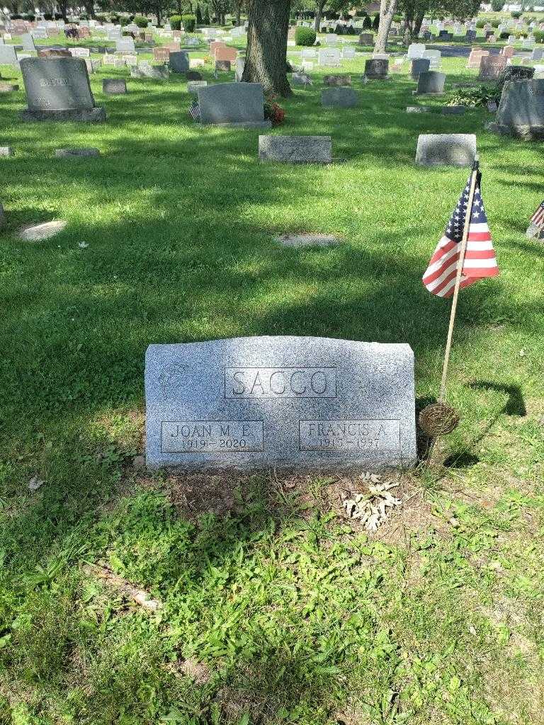 Joan M. E. Sacco's grave. Photo 1