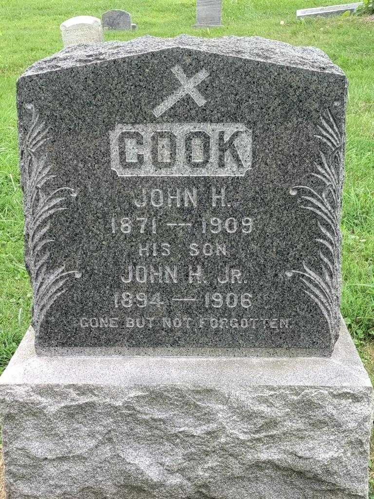 John H. Cook Junior's grave. Photo 3