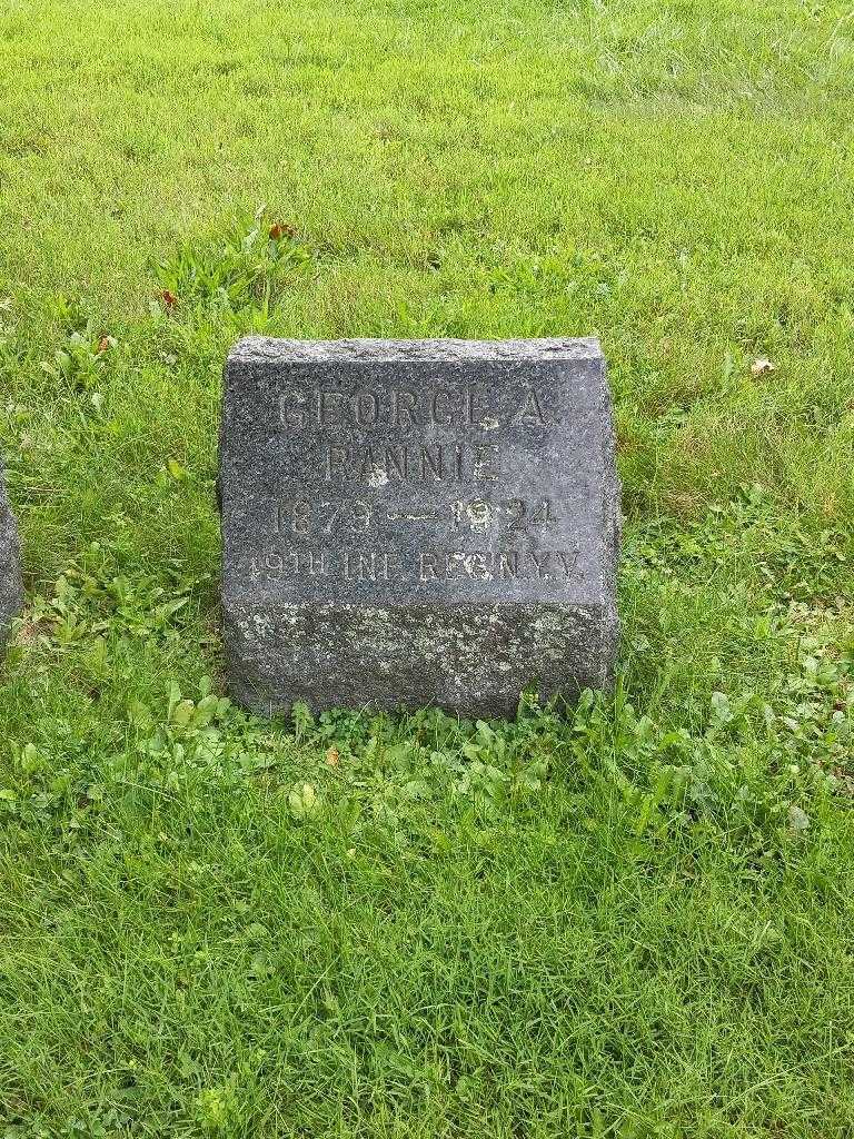 George A. Rannie's grave. Photo 2