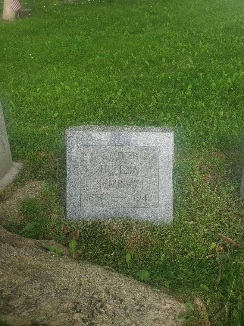 Helena Sembach's grave. Photo 3