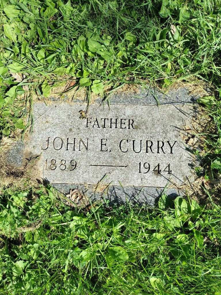 John E. Curry's grave. Photo 3