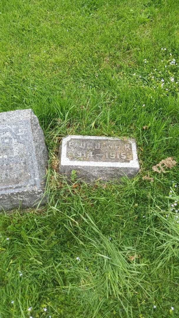 Paul John Weir's grave. Photo 2