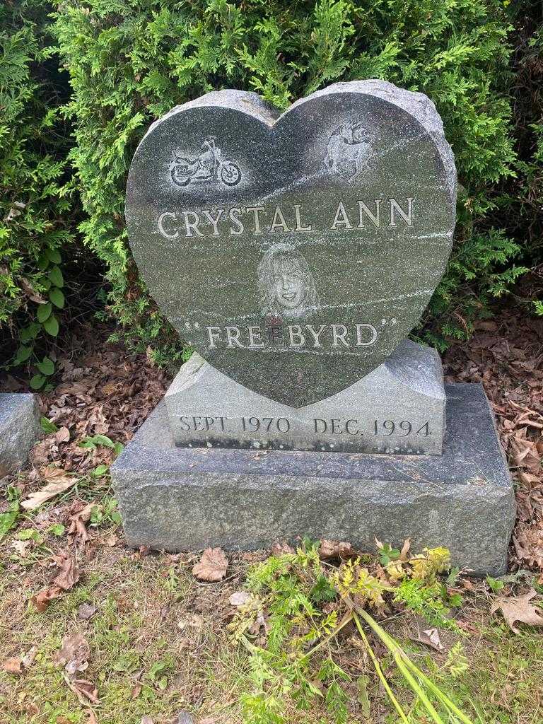 Ann "Free Byrd" Crystal's grave. Photo 2