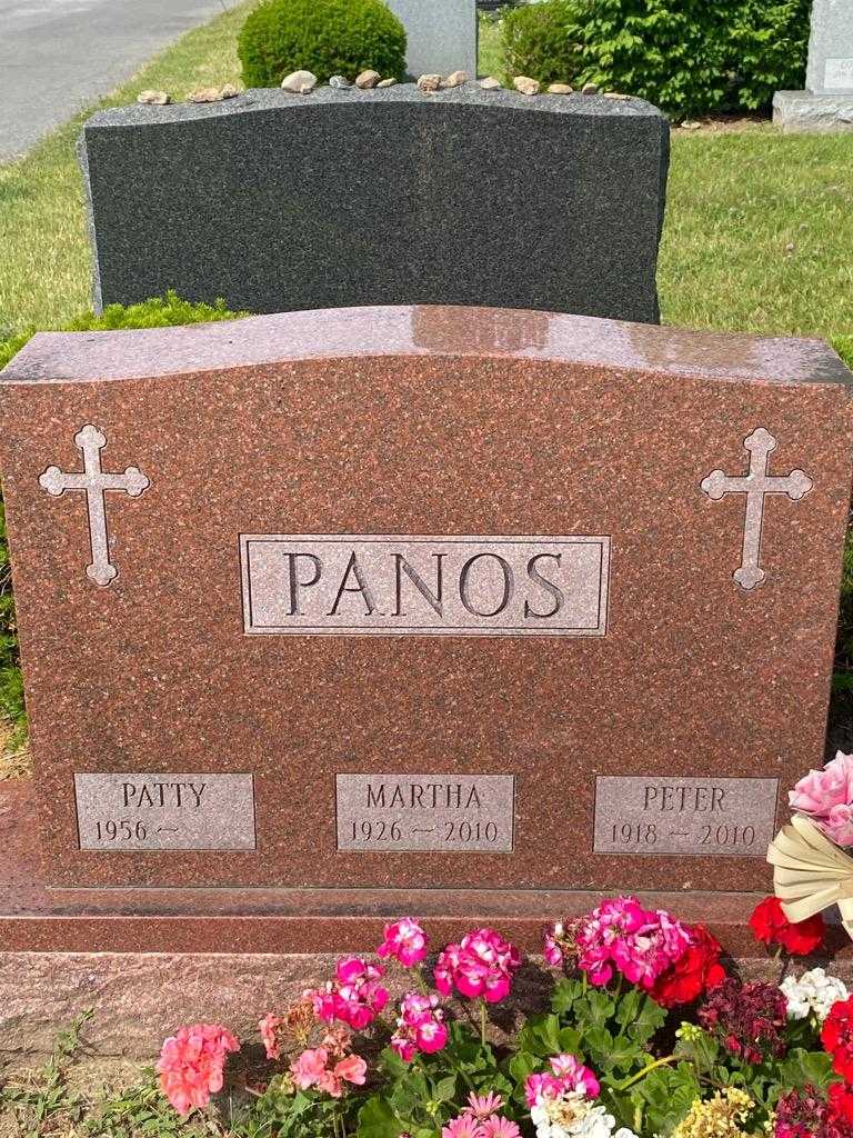 Martha Panos's grave. Photo 3