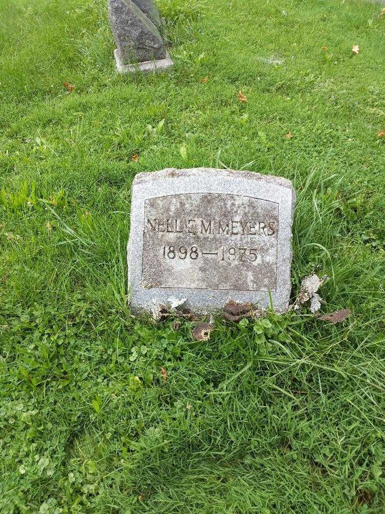 Nellie M. Meyers's grave. Photo 1