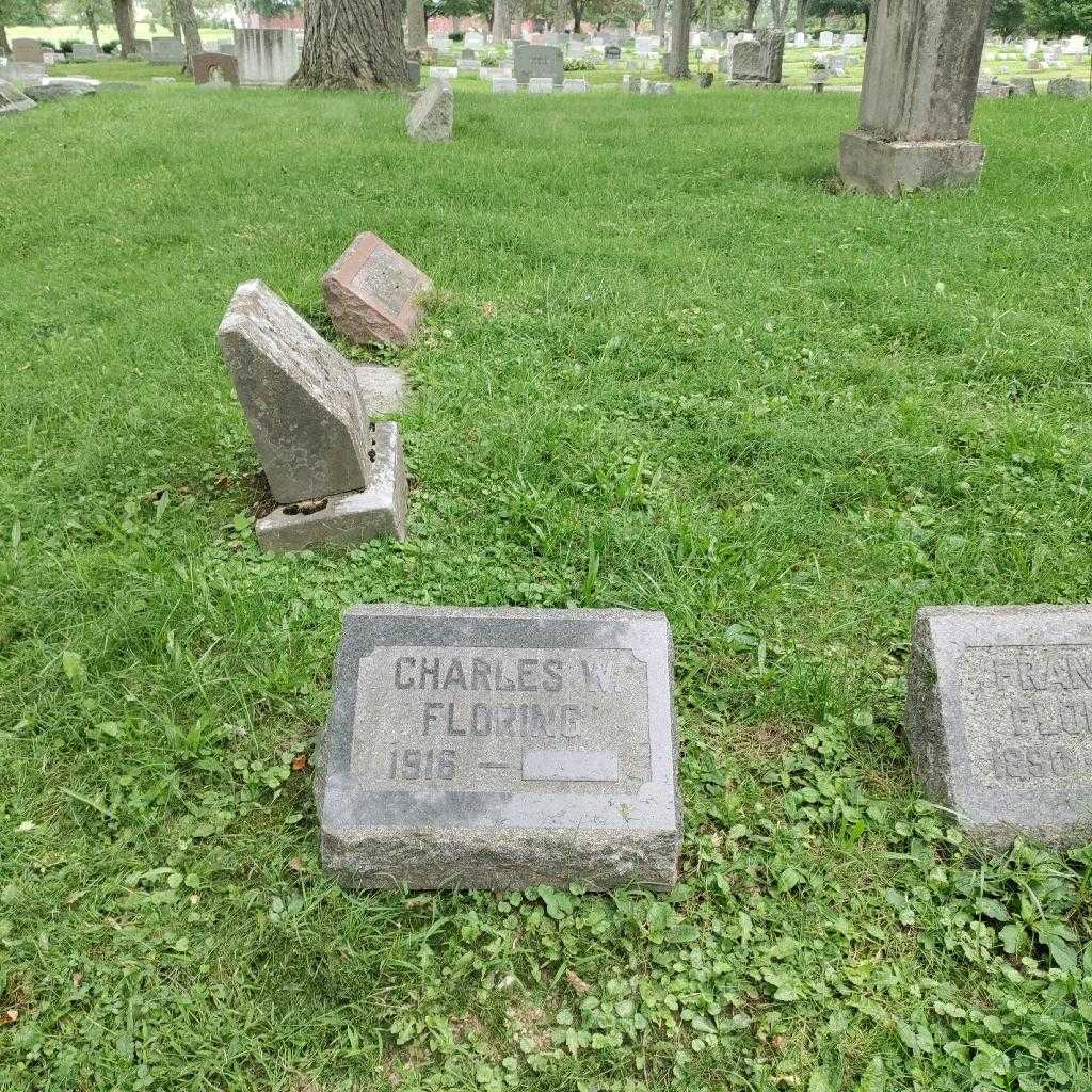 Charles W. Floring's grave. Photo 2