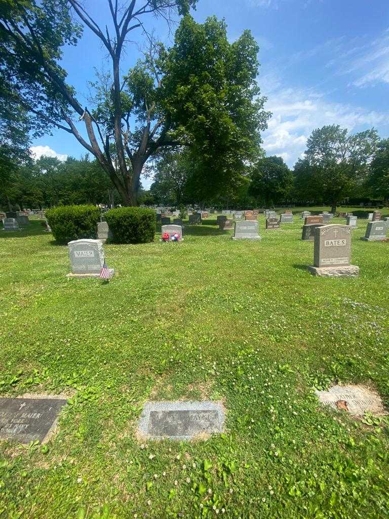 Mary E. Mayne's grave. Photo 1