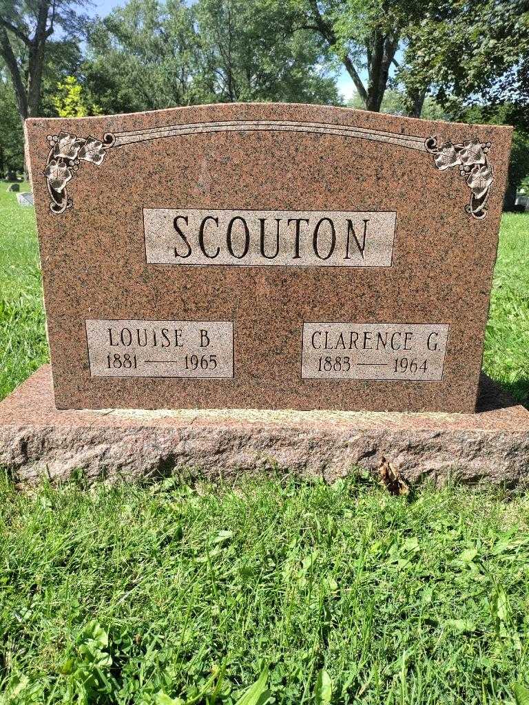Louise B. Scouton's grave. Photo 3