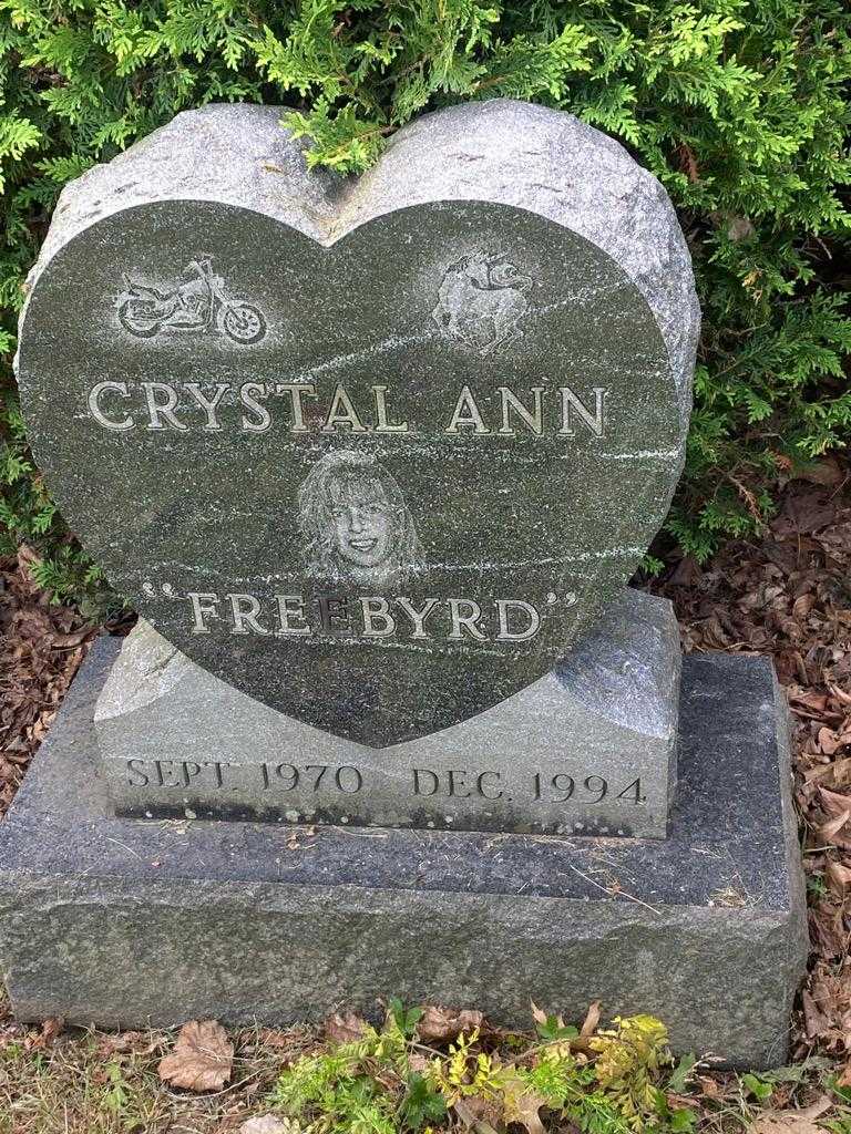 Ann "Free Byrd" Crystal's grave. Photo 3