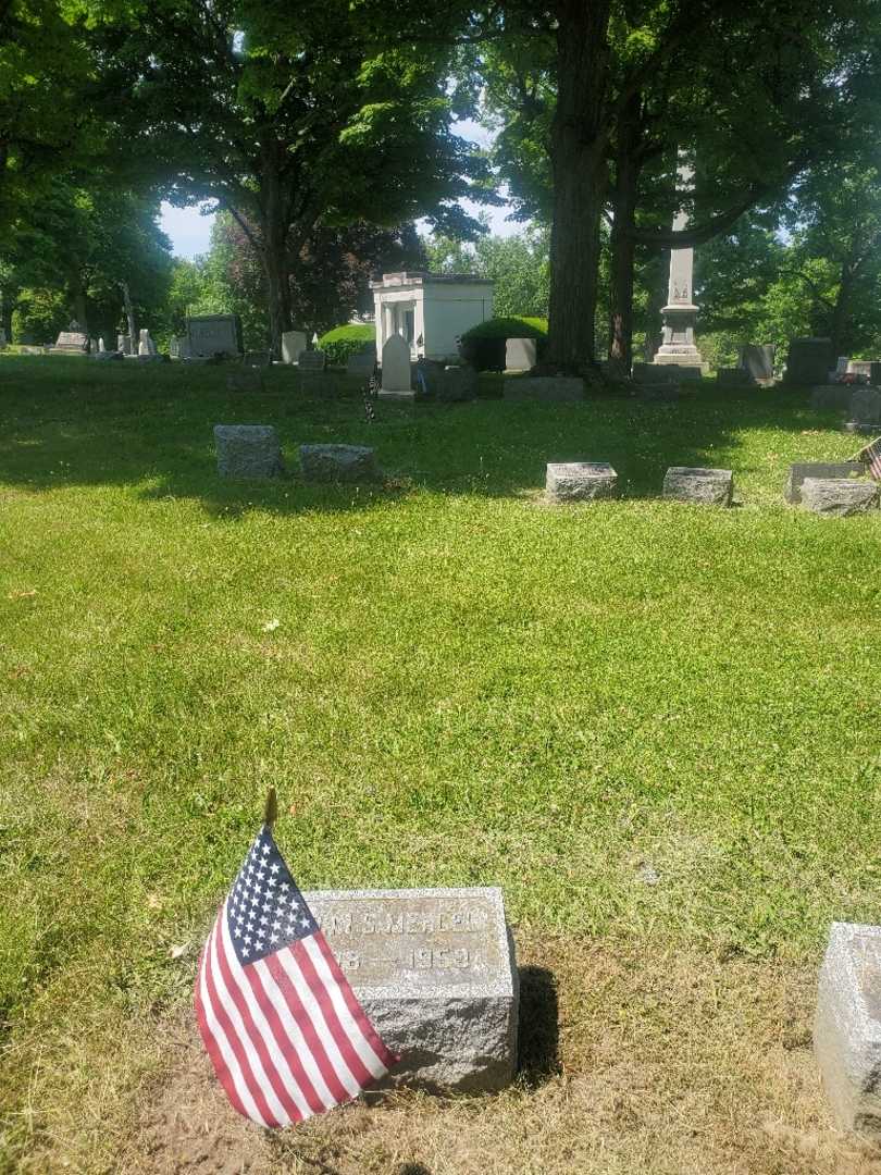 John S. Mengel's grave. Photo 1