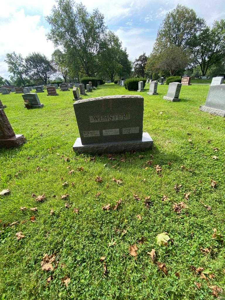 Roland J. Webster's grave. Photo 2