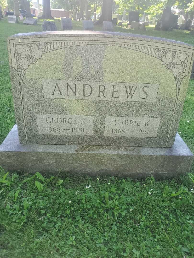 George S. Andrews's grave. Photo 4