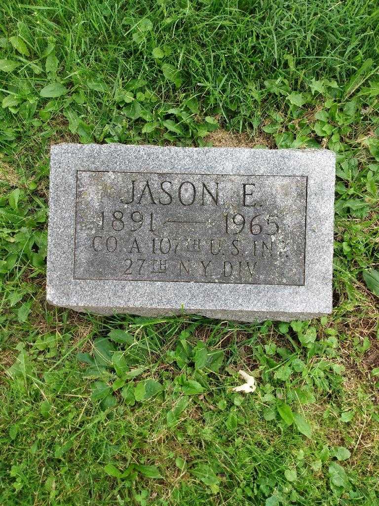 Jason E. Drought's grave. Photo 2