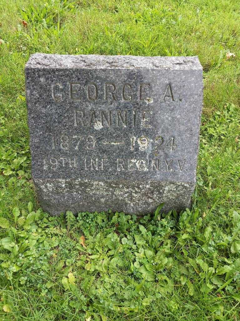 George A. Rannie's grave. Photo 3