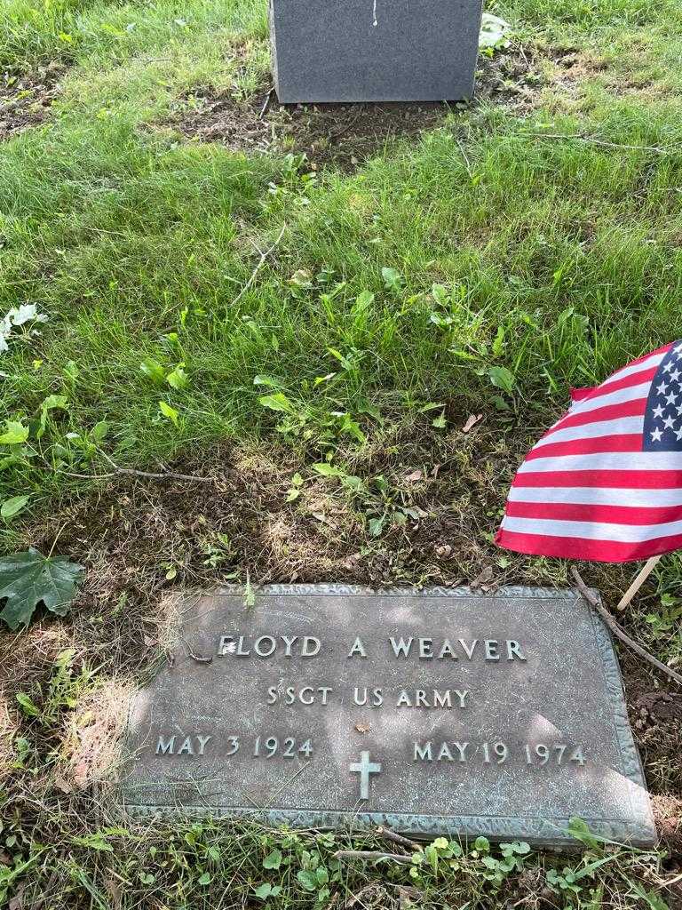 Sergeant Floyd A. Weaver US Navy's grave. Photo 3