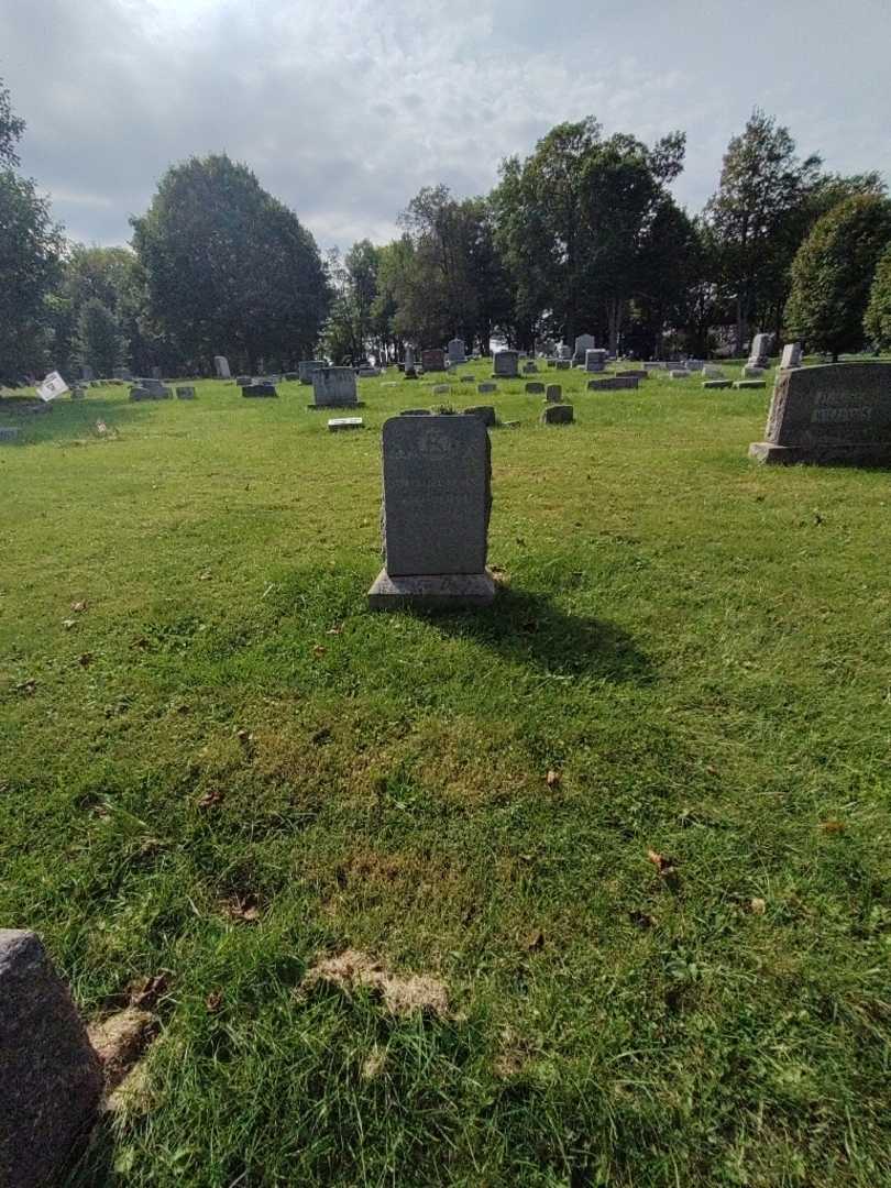 Charles E. Klock's grave. Photo 1