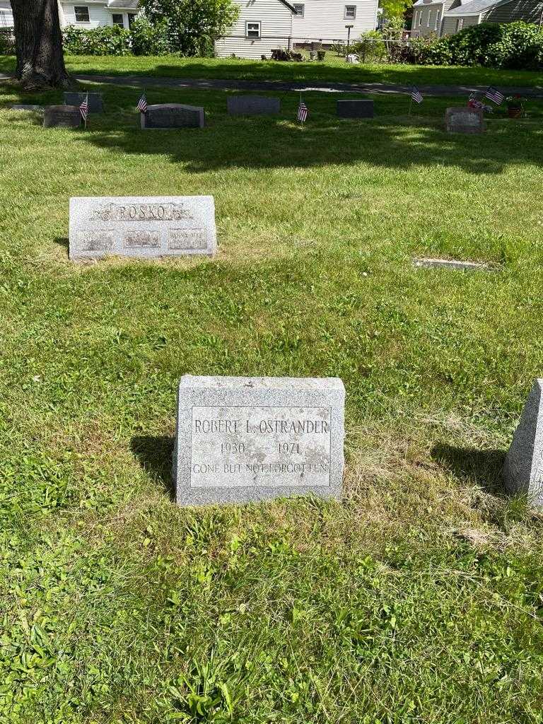 Robert L. Ostrander's grave. Photo 2